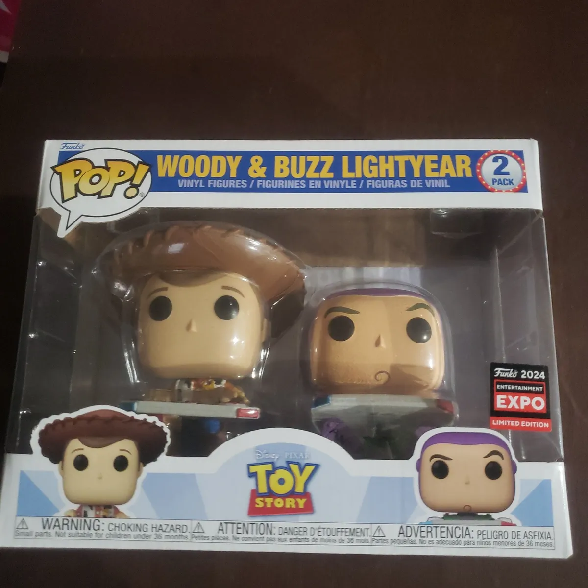 FUNKOPOP！　トイストーリー　ウッディ Amazon.com: Funko Pop! Disney: Toy Story - Woody & Buzz