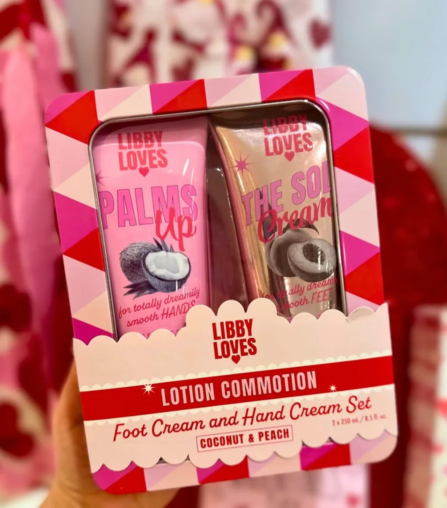 Libby Loves Lotion Commotion Foot Cream and Hand Cream Set 2 x