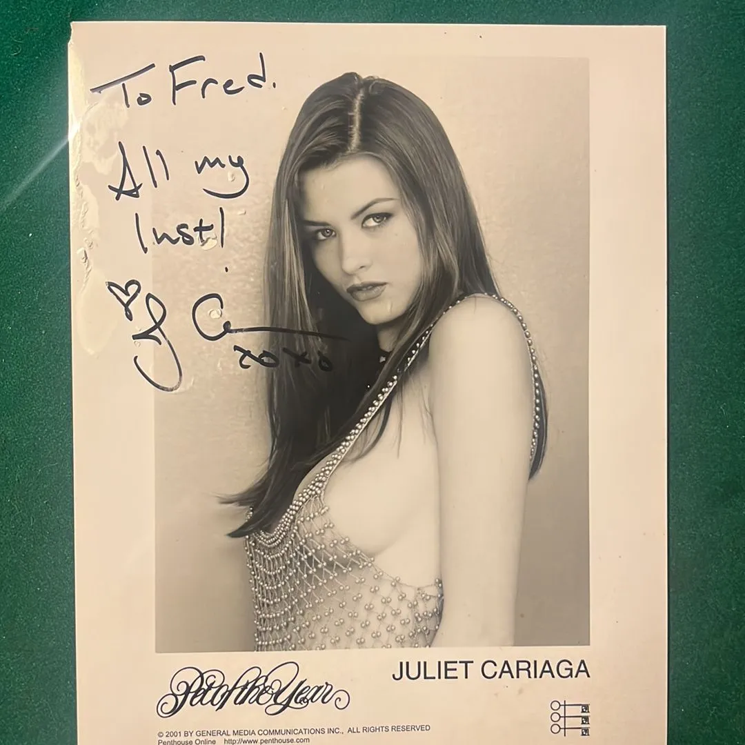 Autographed penthouse pets photographs · Whatnot: Shop, Sell, Connect