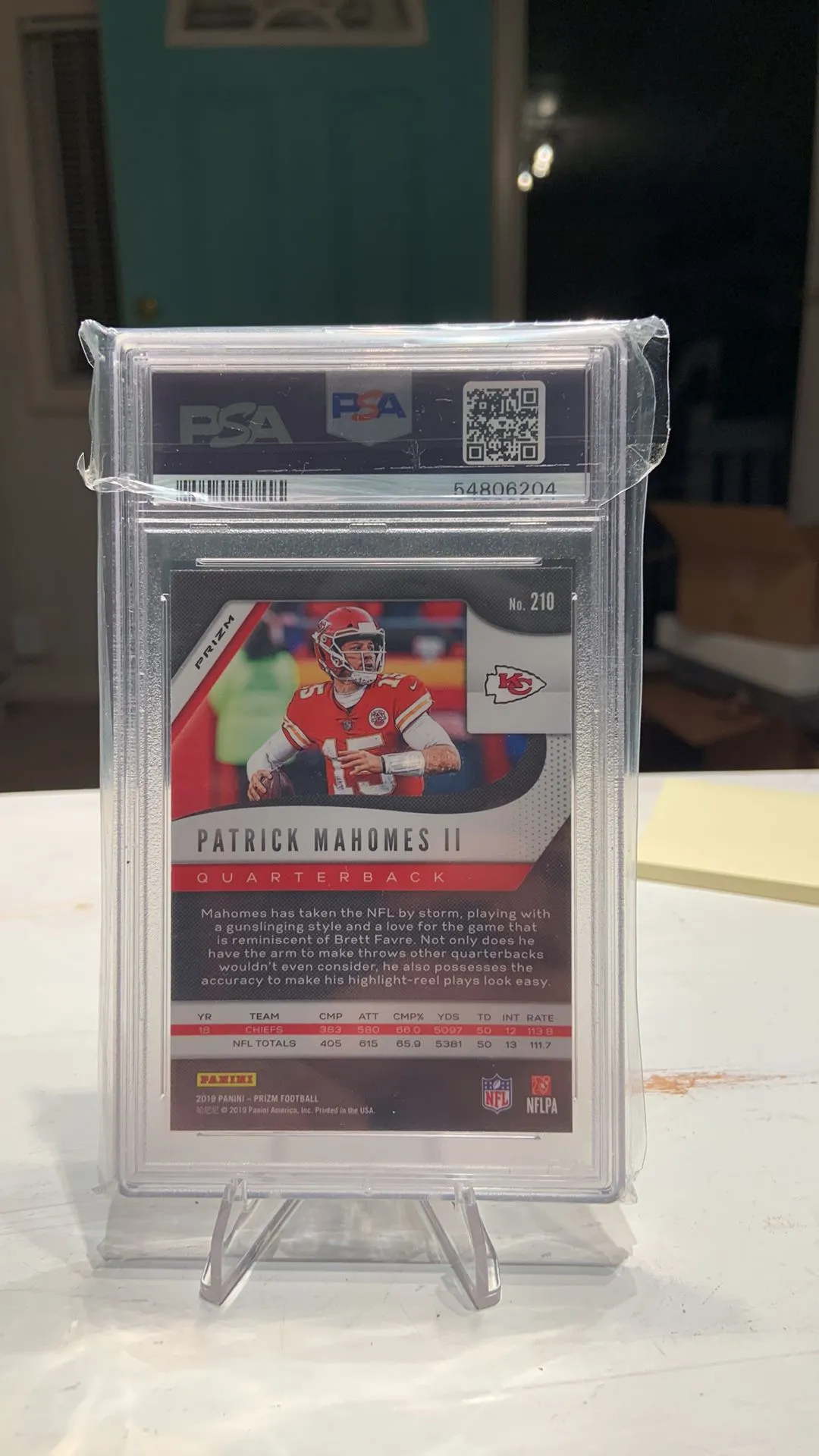 2019 Panini Prizm PATRICK MAHOMES orders II Emergent PSA 10 Gem Mint