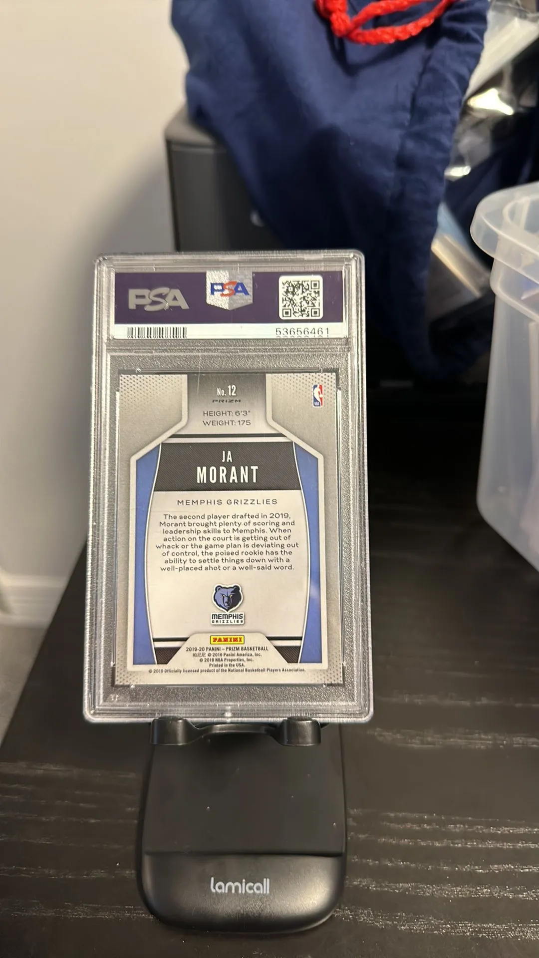 2019 Panini Prizm Instant Impact Ja Morant 12 Inst.Impact