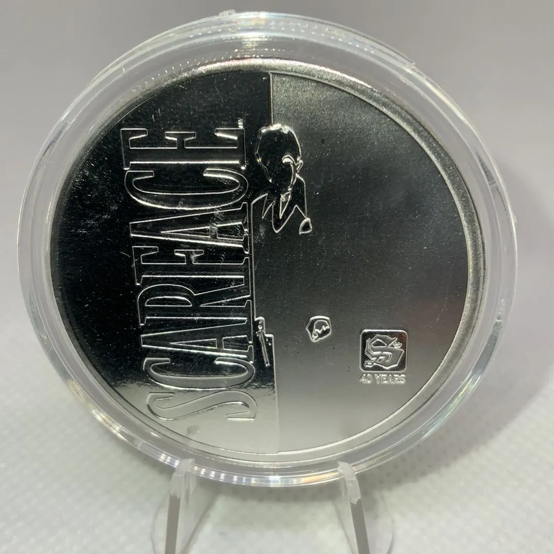 2023 Chad 1 oz .999 Silver 5000 Francs Scarface 40th Anniversary