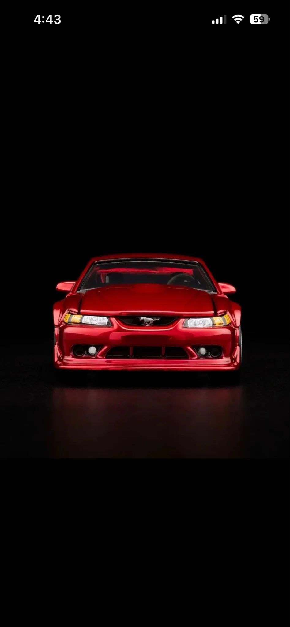 Hot Wheels RLC 2000 Ford Mustang SVT Cobra R Spectraflame Red