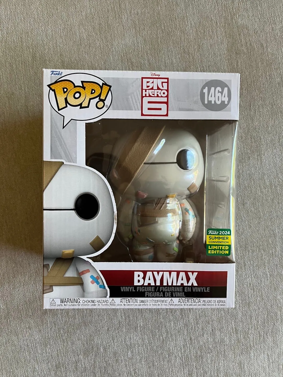 Baymax フィギュア 1464 ビッグヒーロー6 限定版 Funko POP! Big Hero 6 - Baymax 6