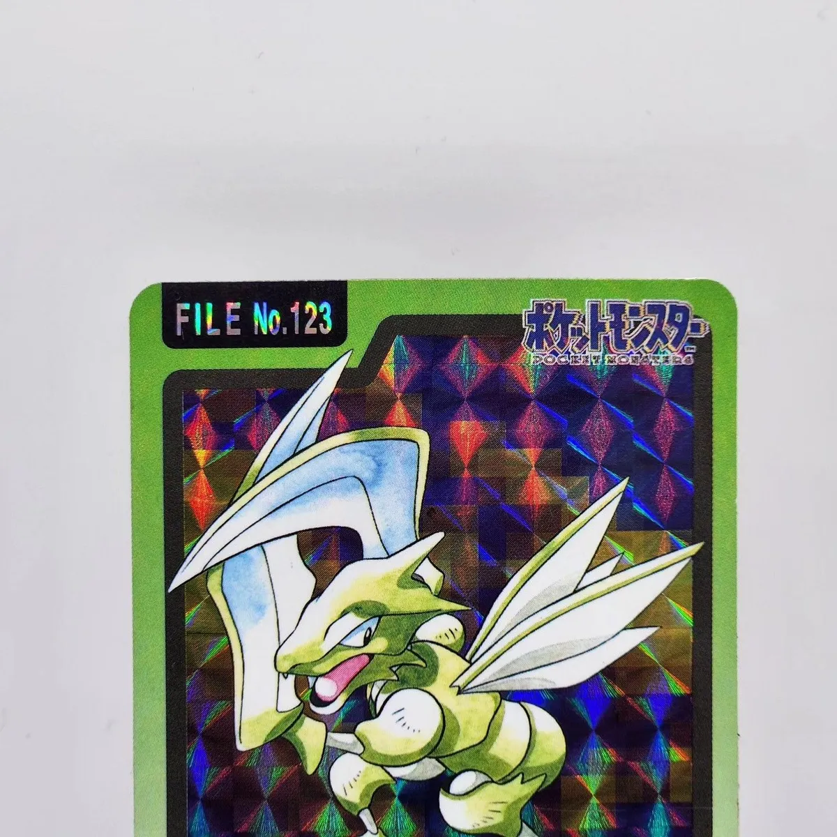 Scyther Carddass Japanese Prism Holo Foil 1997 Pocket Monsters
