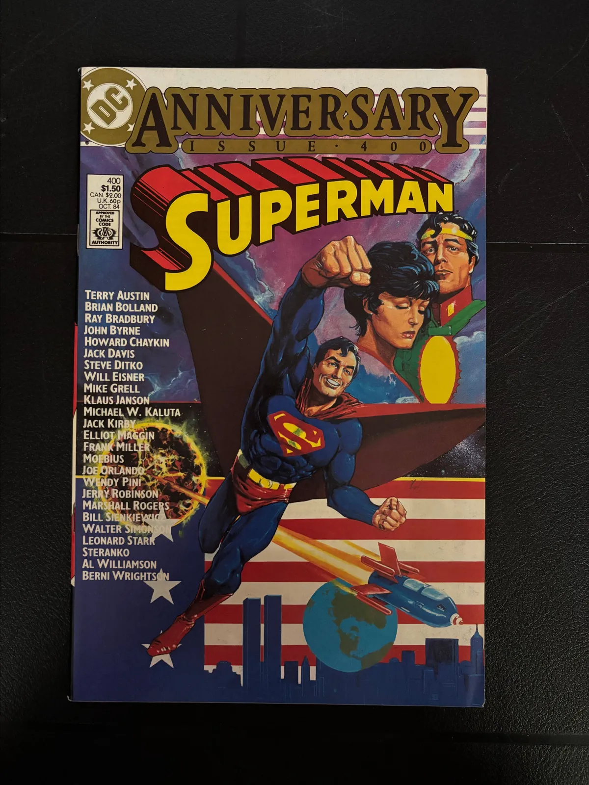 Superman #400 DC Comics 1984 VF/NM Double Sized Anniversary