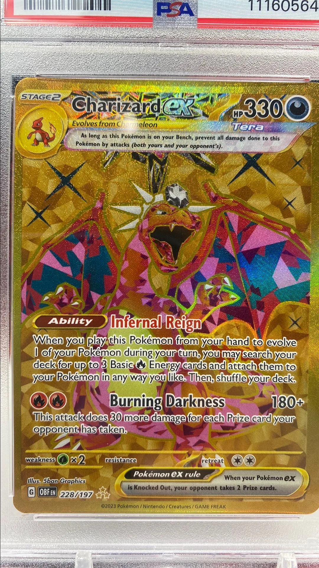 【PSA10】リザードン Charizard ex 228/197 SR 英語版 Charizard ex #228 Prices | Pokemon Obsidian Flames | Pokemon