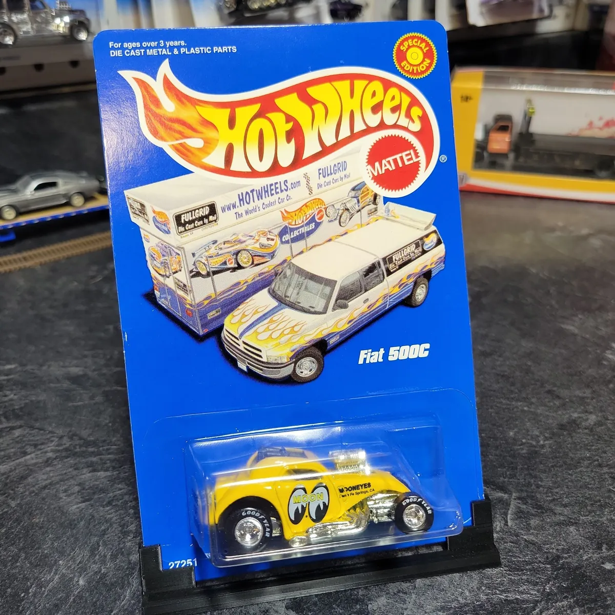 ホットウィール フィアット500C （ムーンアイズ ） △312未開封経年品