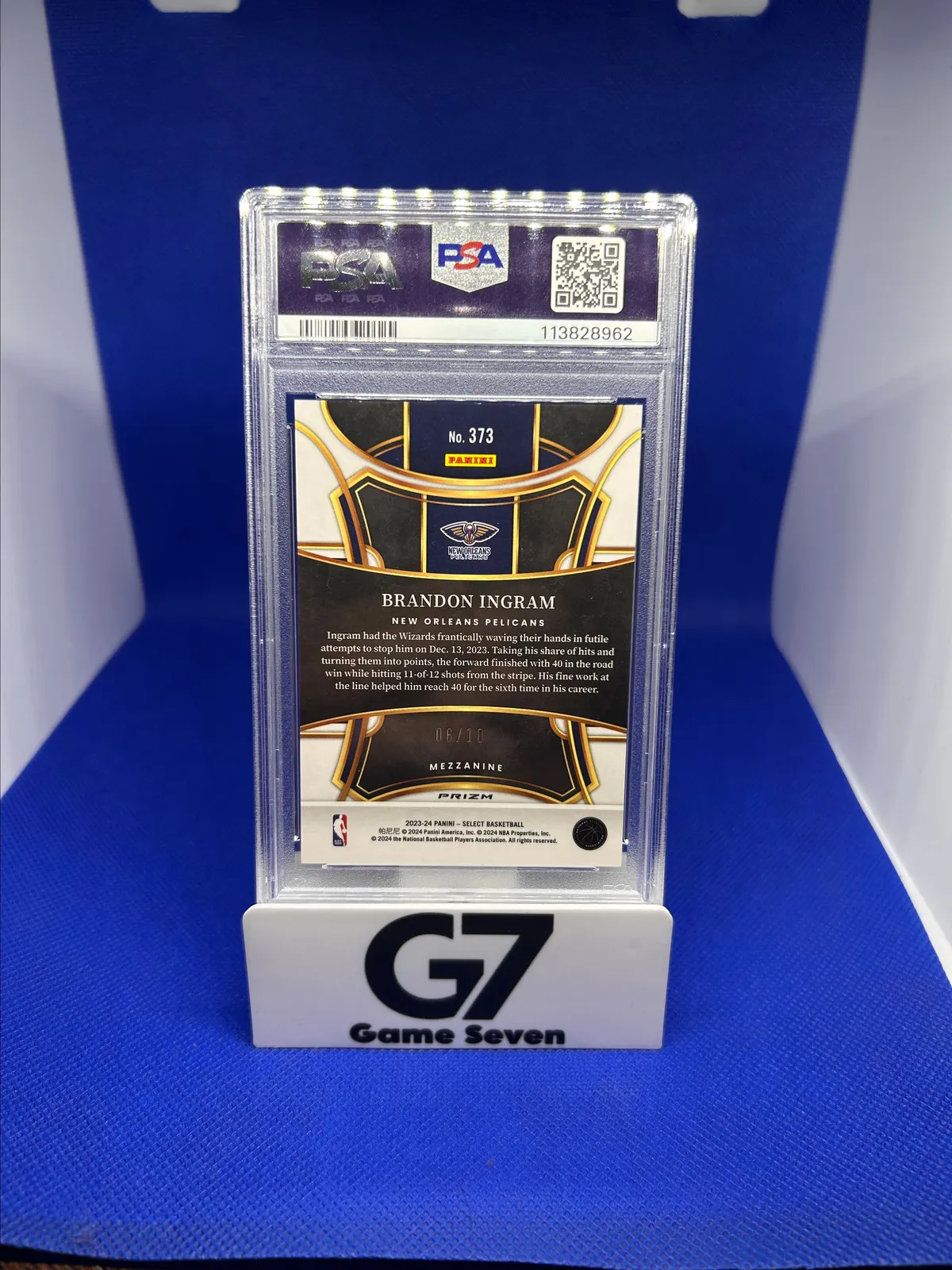 10枚限定 Spectra Brandon Ingram PSA 8 10枚限定 Spectra Brandon Ingram PSA 8 Brandon Imgram Rookie