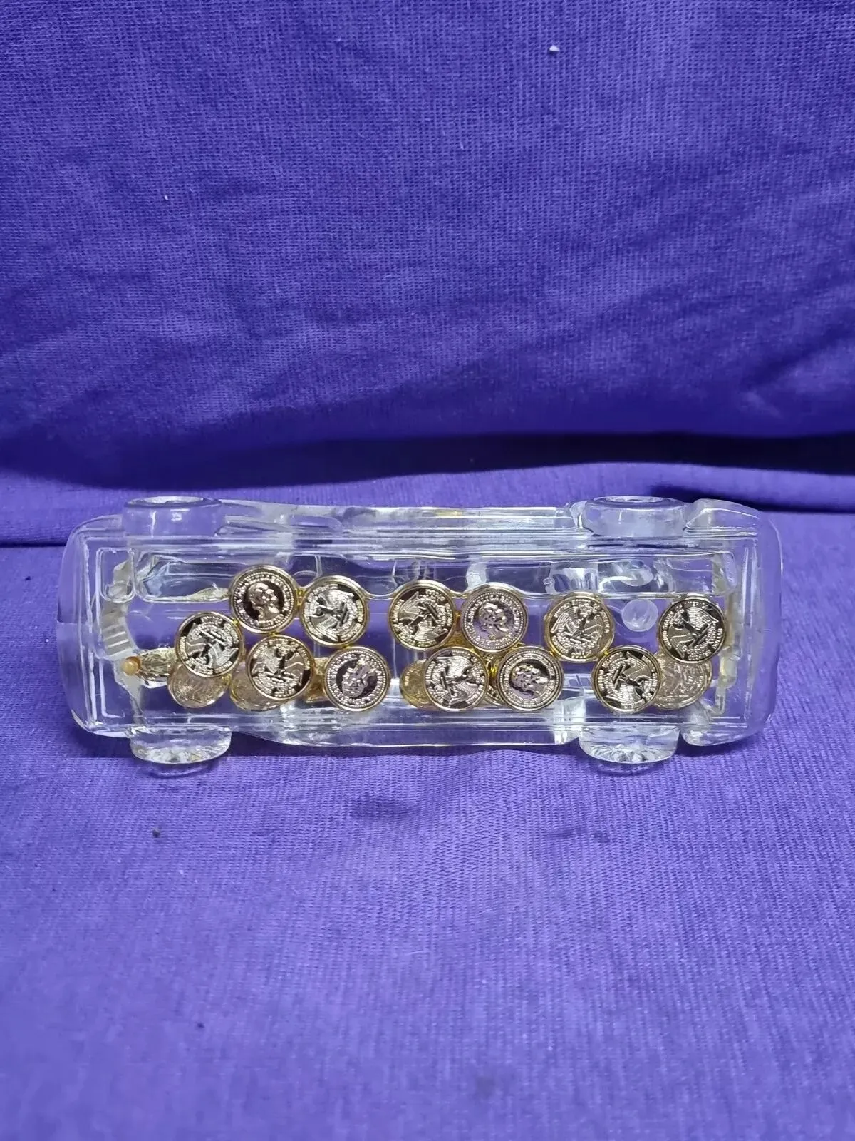 ACRYLIC Vintage Car Collectible Car w/ Floating W/ 