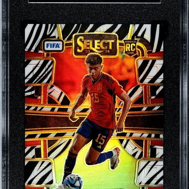 2023/24 LAMINE YAMAL - PANINI SELECT ZEBRA PRIZM #10/25