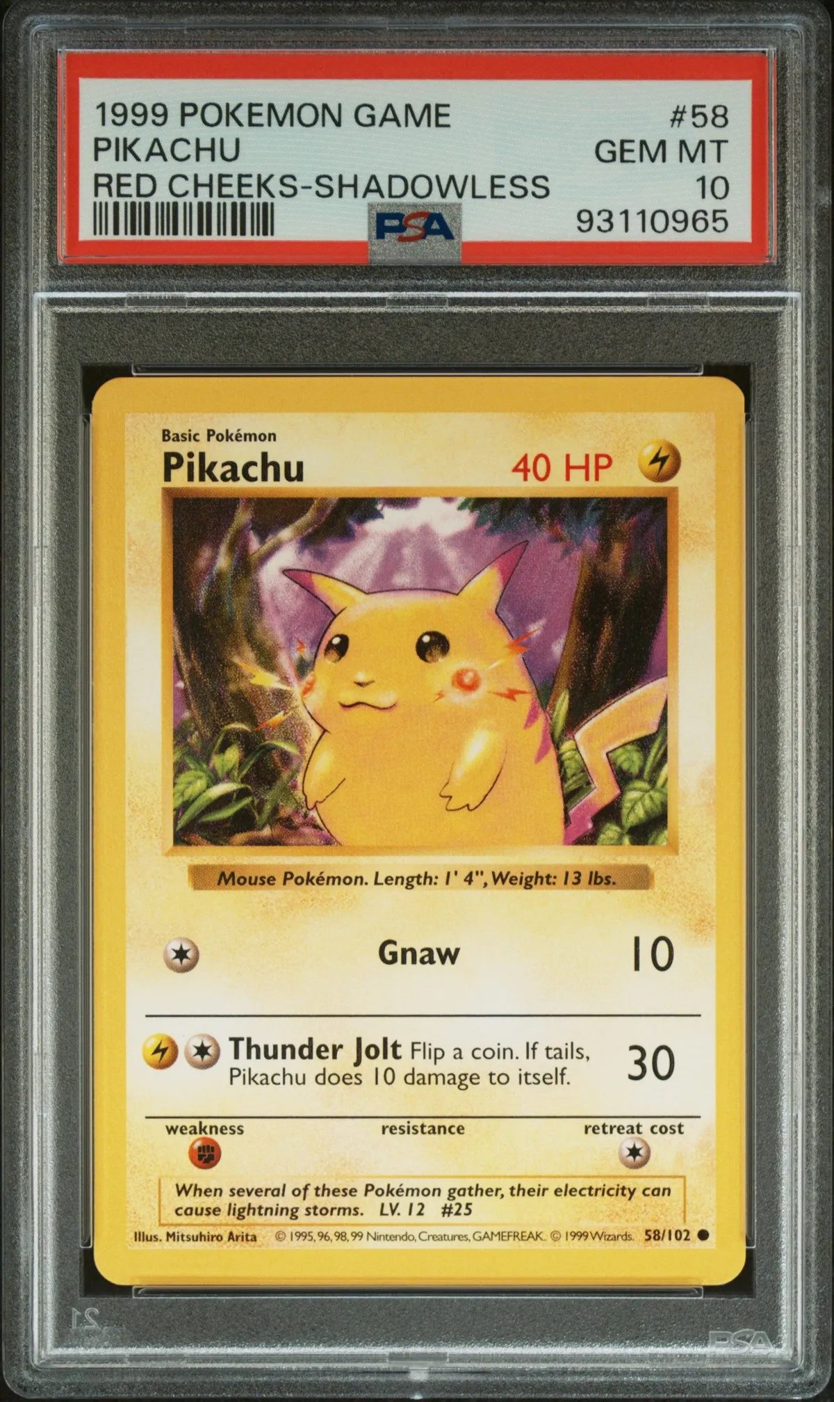 レッドチーク ピカチュウ psa 9 Pikachu Red Cheeks Shadowless Base Set PSA 10 · Whatnot