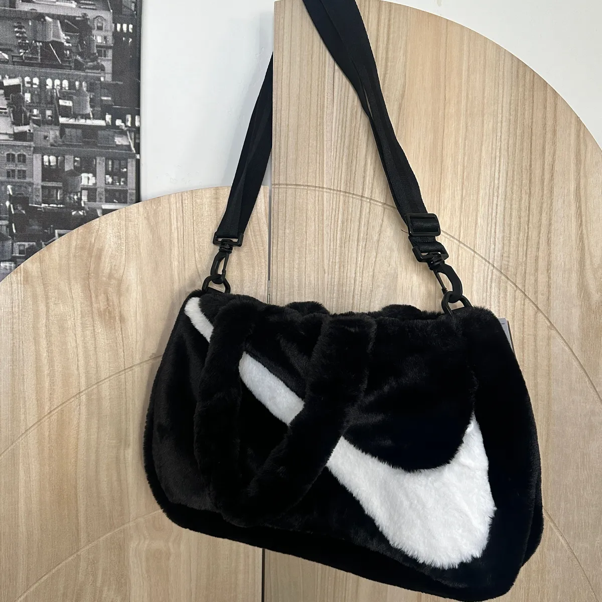 Nike Sportswear Faux Fur Tote Bag (10L) · Whatnot: Shop