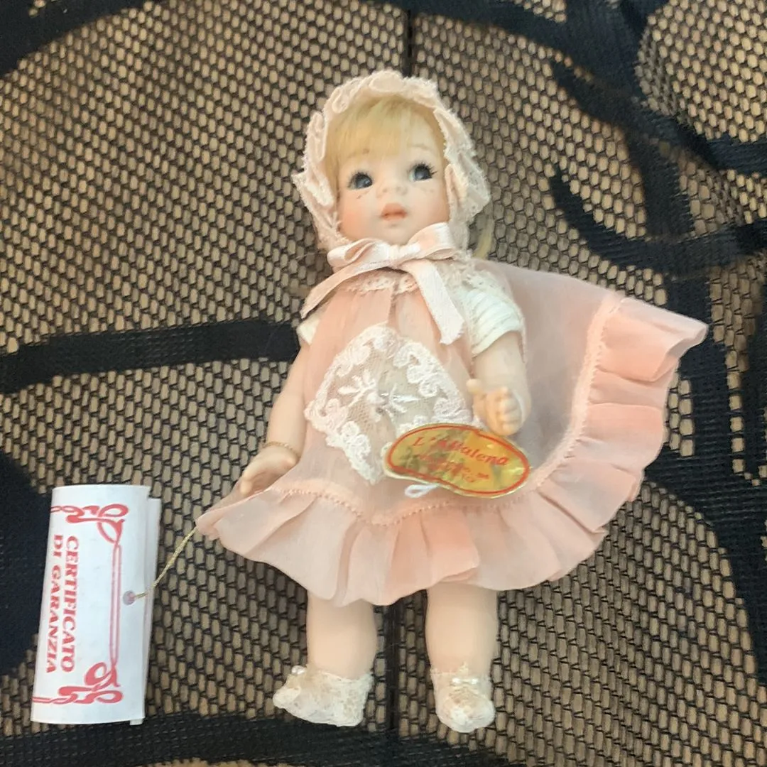 ITALY ビスクドールMarigio ヴィンテージ 32 )Vintage Marigio Italy Porcelain Doll! L'Atalena · Whatnot