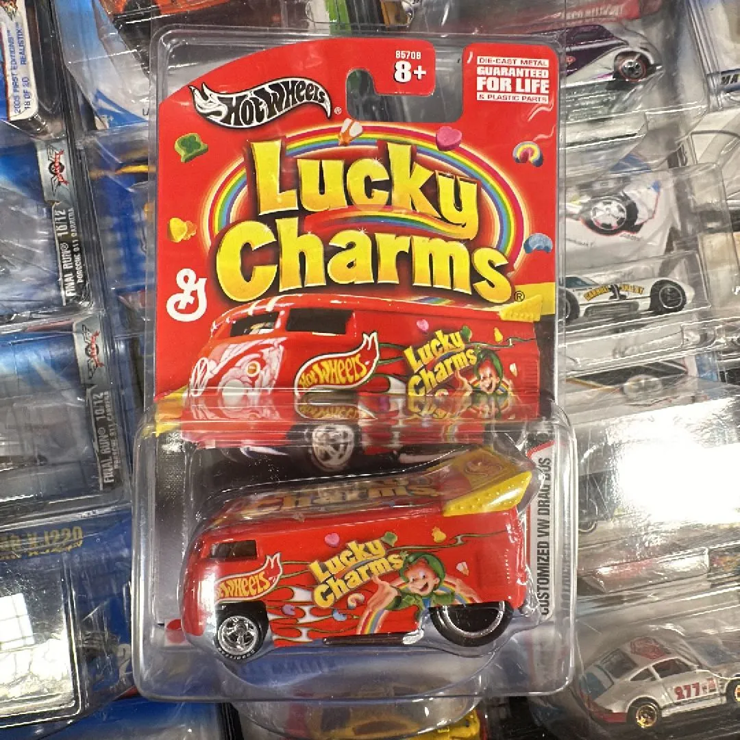 2003 Hot Wheels Customized VW Drag Bus - Lucky Charms