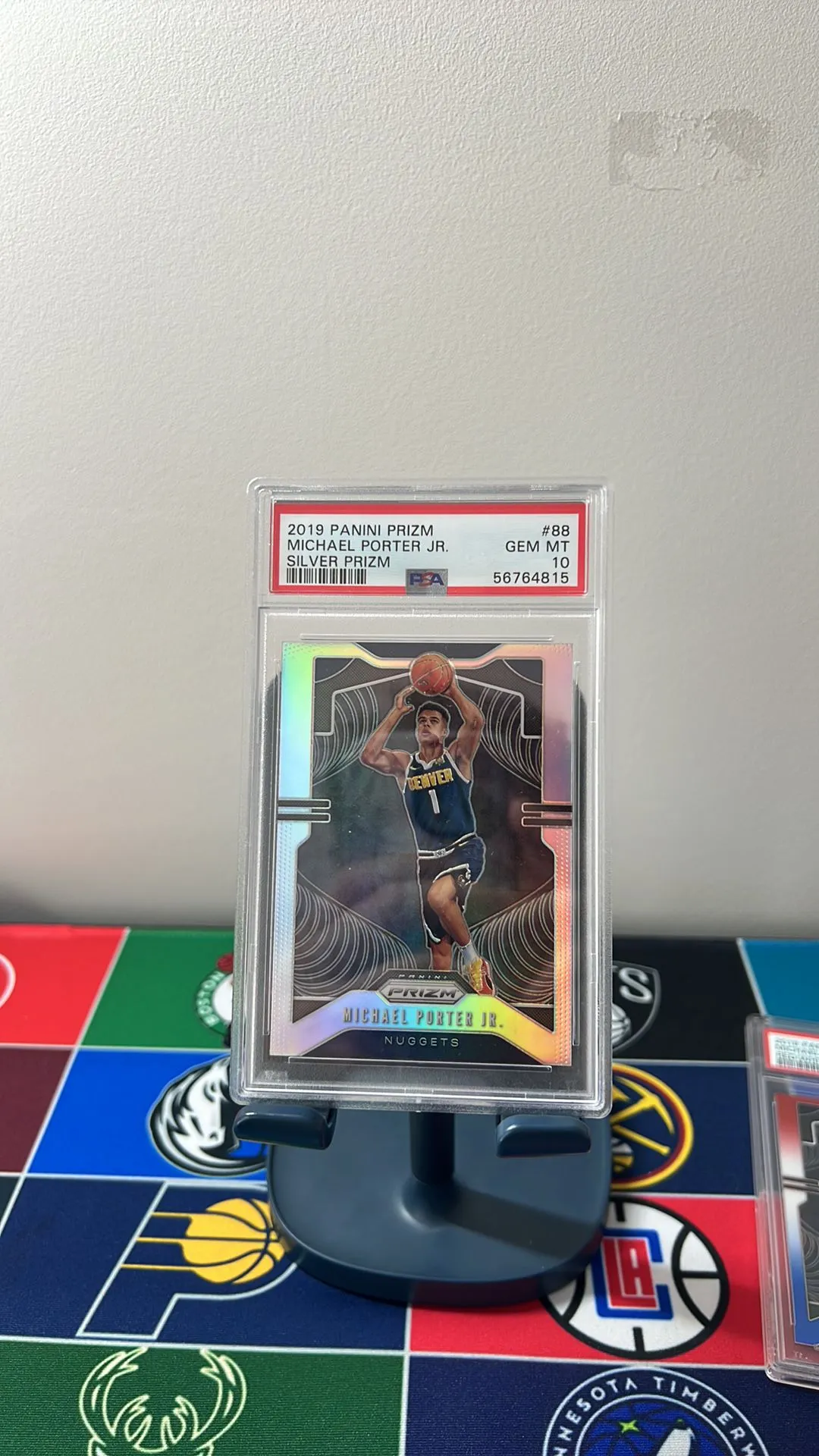 2021-22 Panini Prizm Michael Porter Jr. Silver Wave Prizm