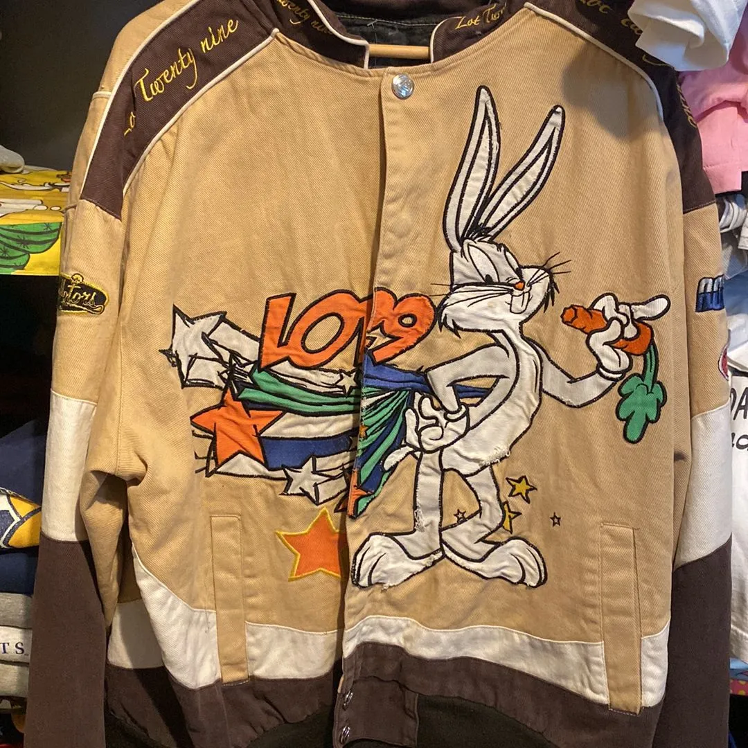LOT29 レーシングジャケット トゥイーティー ルーニーテューンズ B490 00s LOT29] Looney Tunes レーシングジャケット XXXL - メルカリ
