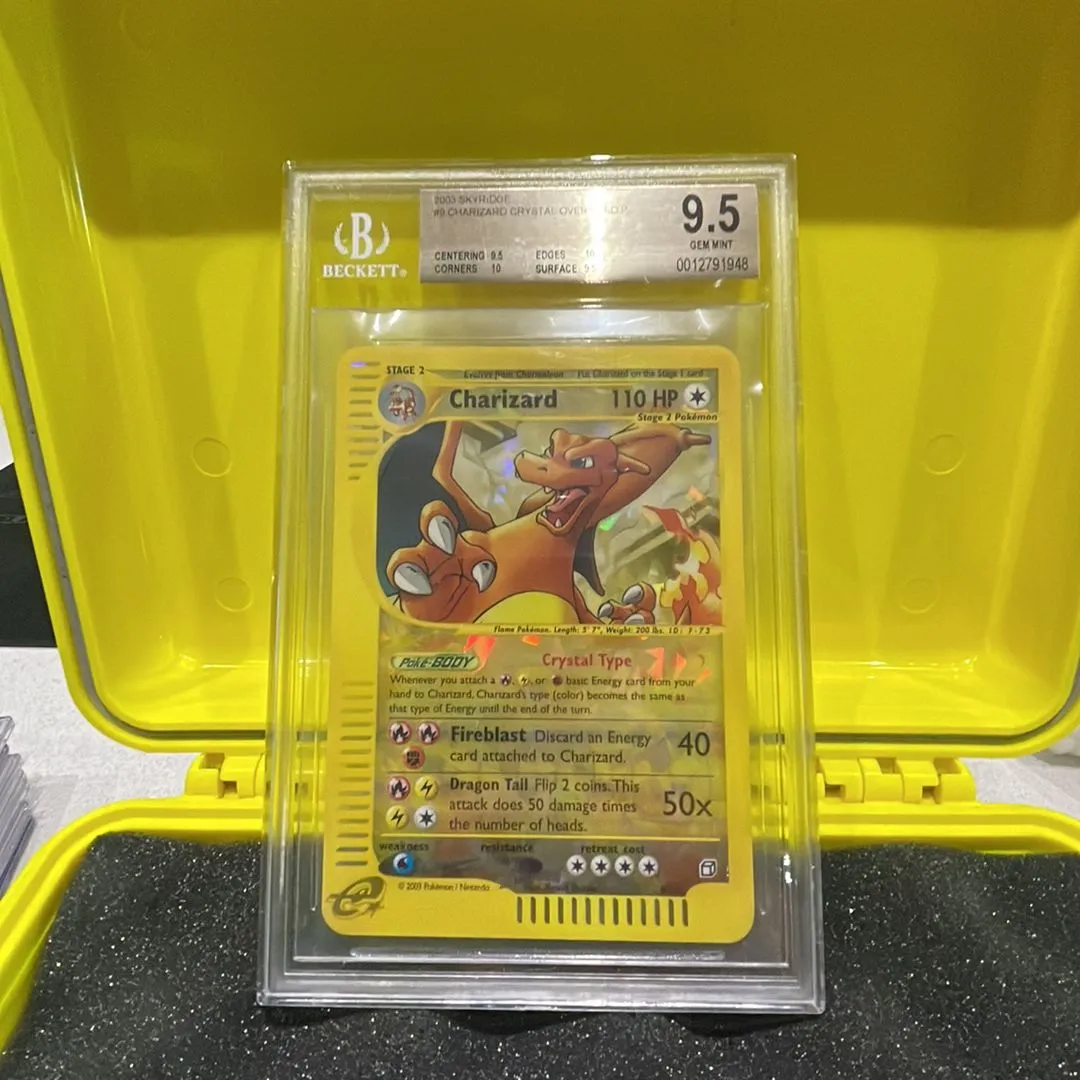 チェシャー SP BGS 9.5 (ゴールドラベル) BGS 9.5 CRYSTAL CHARIZARD Pokemon 2003 Skyridge Box Topper
