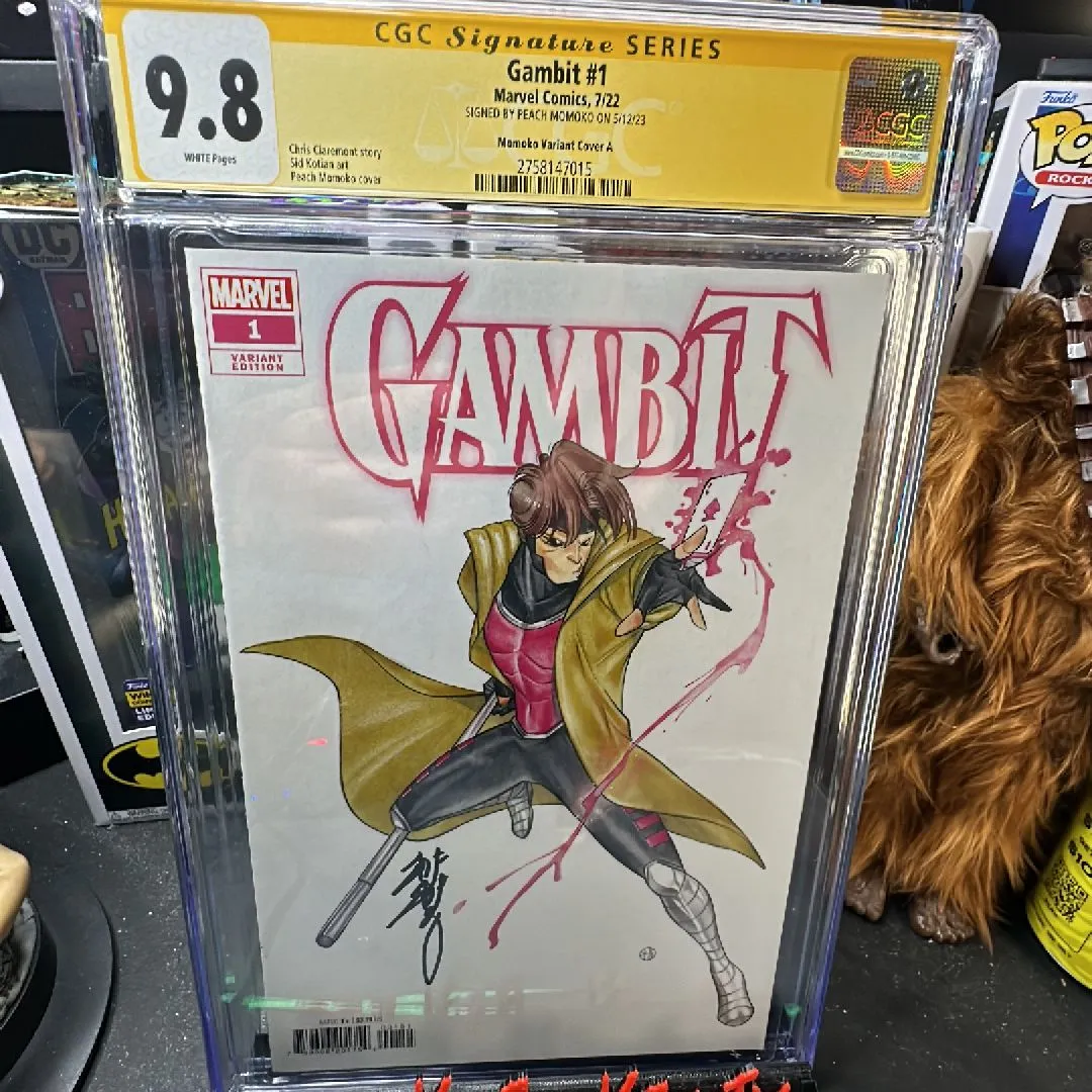 Gambit 1 Momoko Variant Cover A CGC 9.8 2022 signed by Peach