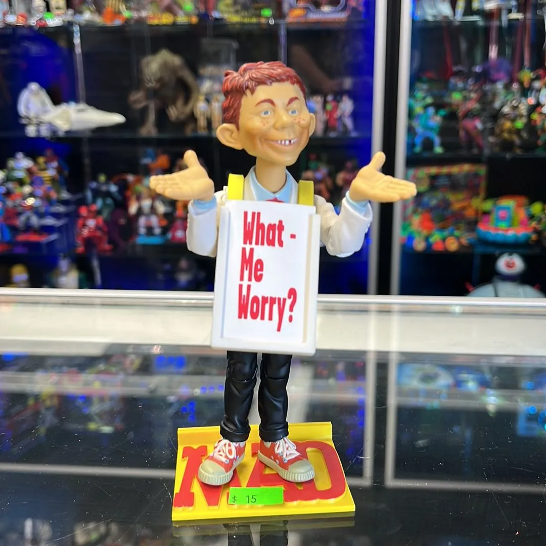 1998 MAD Magazine Alfred E Neuman Action Figure Fully Poseable