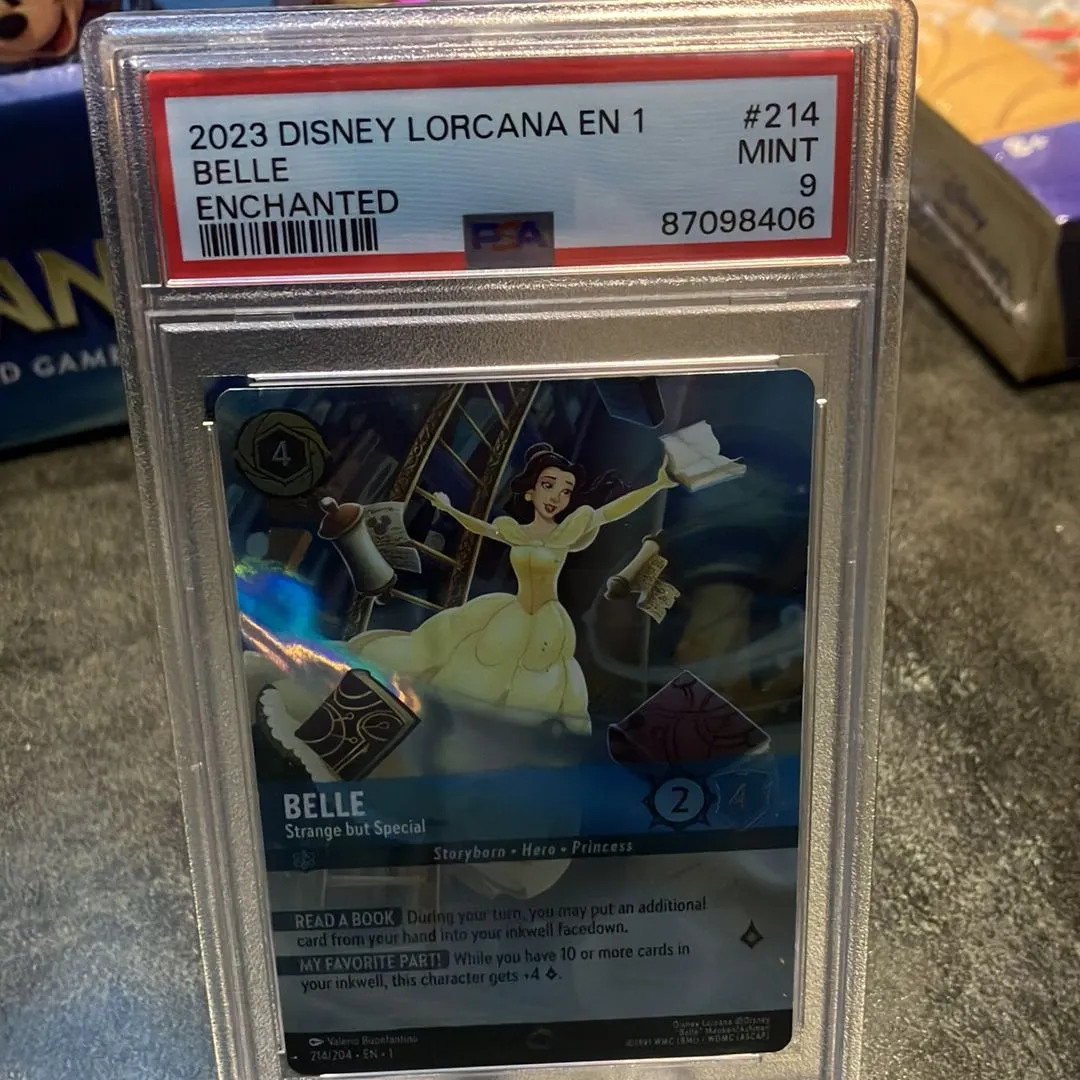 Lorcana Belle Enchanted PSA 9 · Whatnot: Shop, Sell, Connect