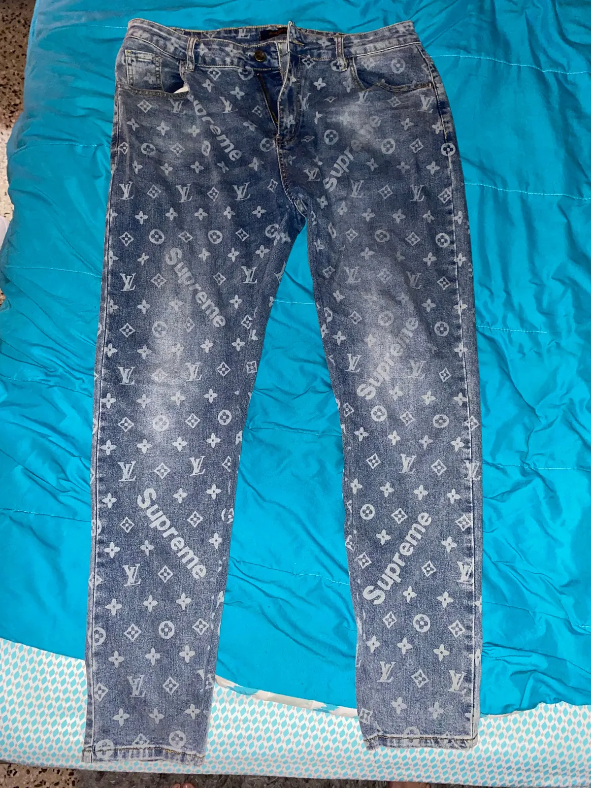 Supreme × Louis Vuitton Denim jeans 31 Supreme x Louis Vuitton