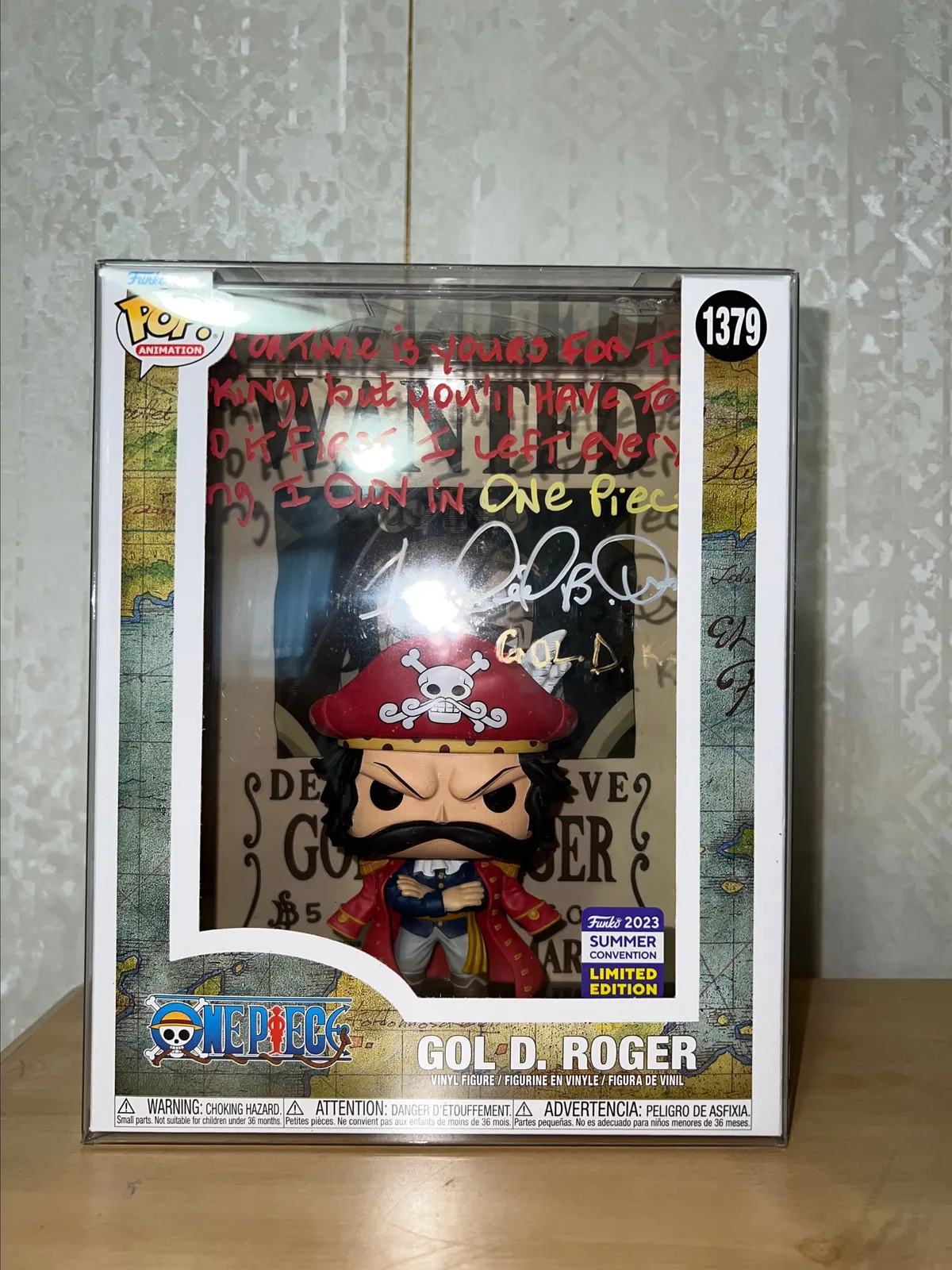 Funko Pop - Gol D Roger (Wanted Poster) w/protector · Whatnot