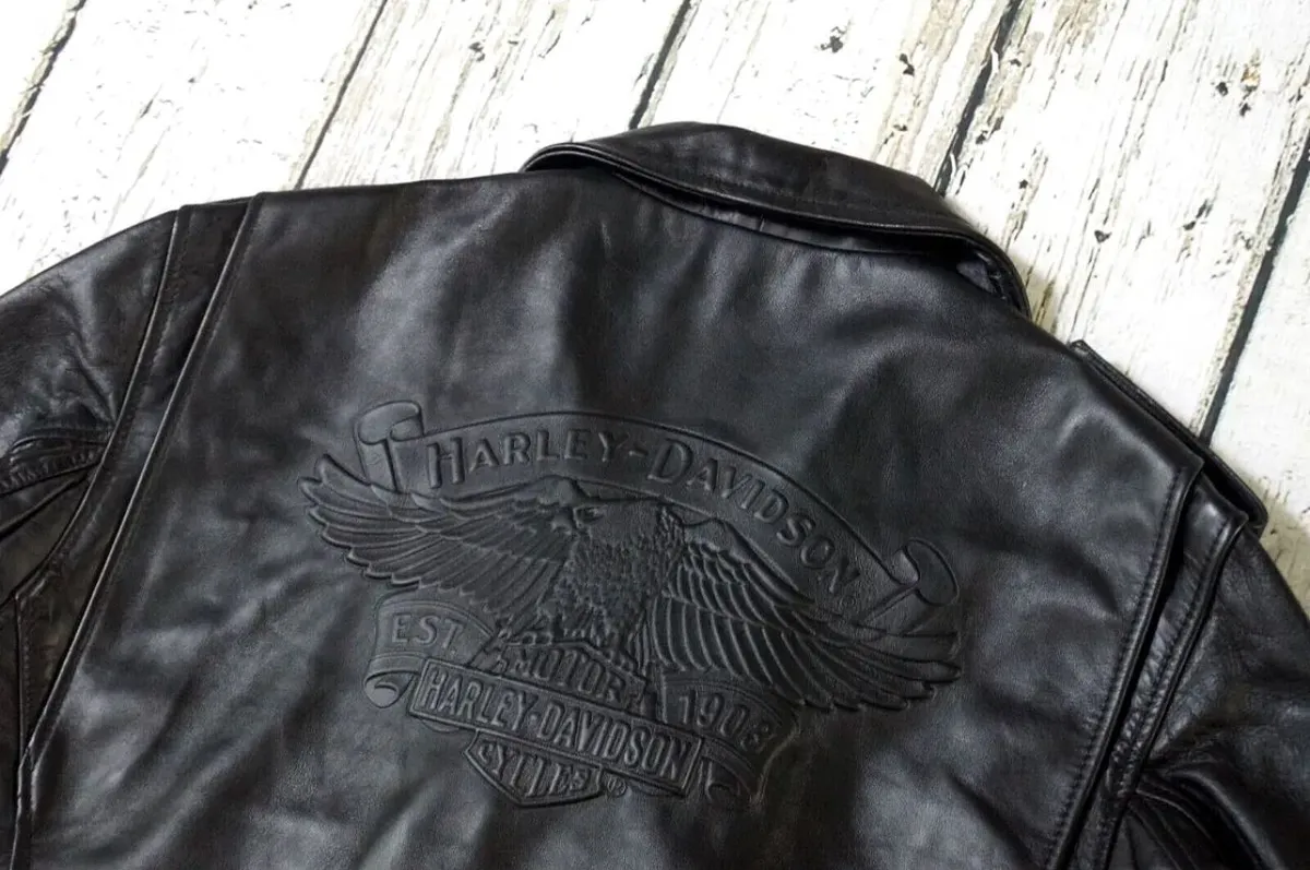 Harley-Davidson Legendary Eagle 革ジャン M Harley Davidson LEGENDARY EAGLE Genuine Leather Jacket Size