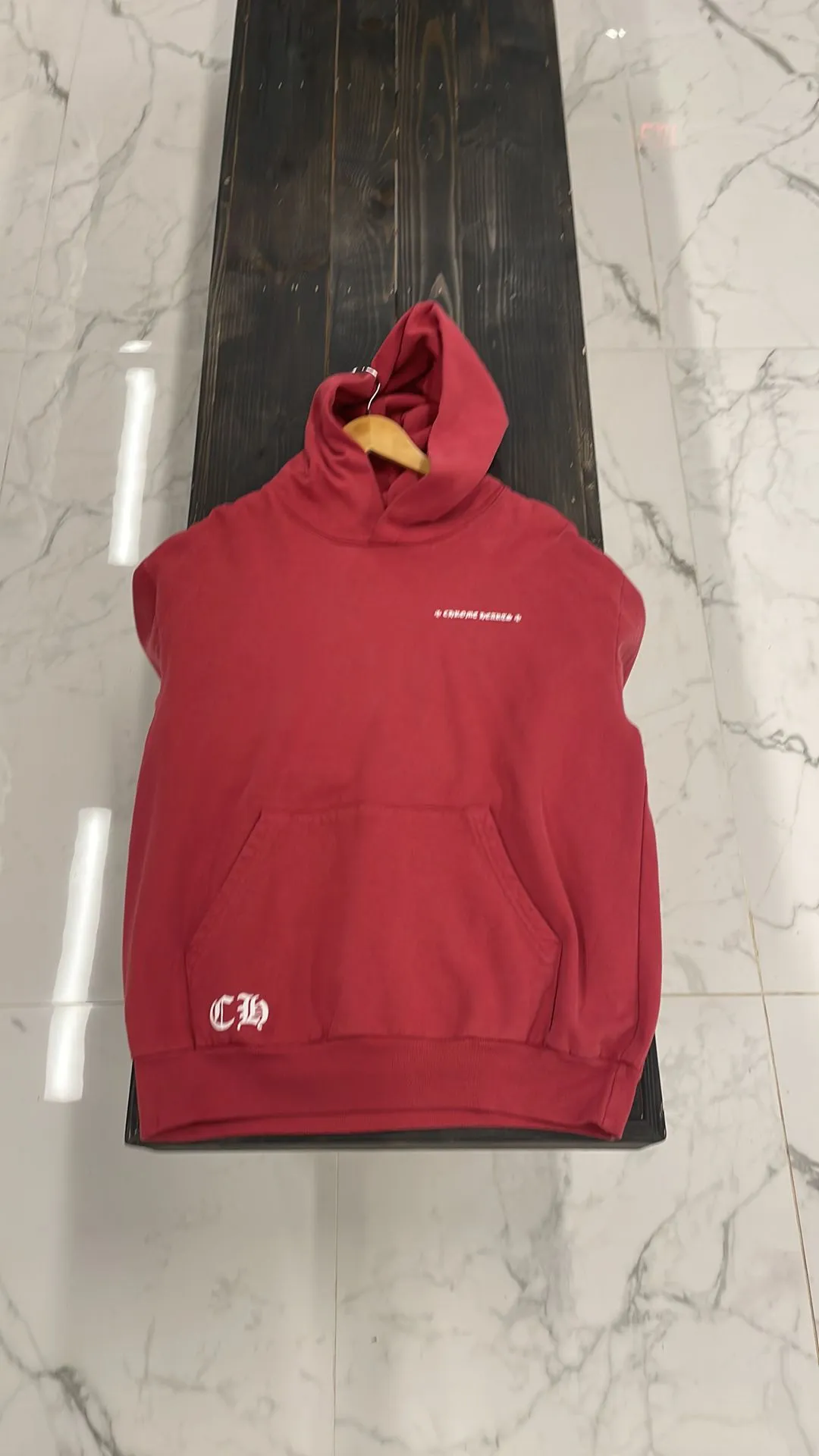 クロムハーツ ドレイク Chrome Hearts x Drake Dyed Hoodie Red Buy Chrome Hearts x Drake Certified Chrome Hand Dyed Hoodie
