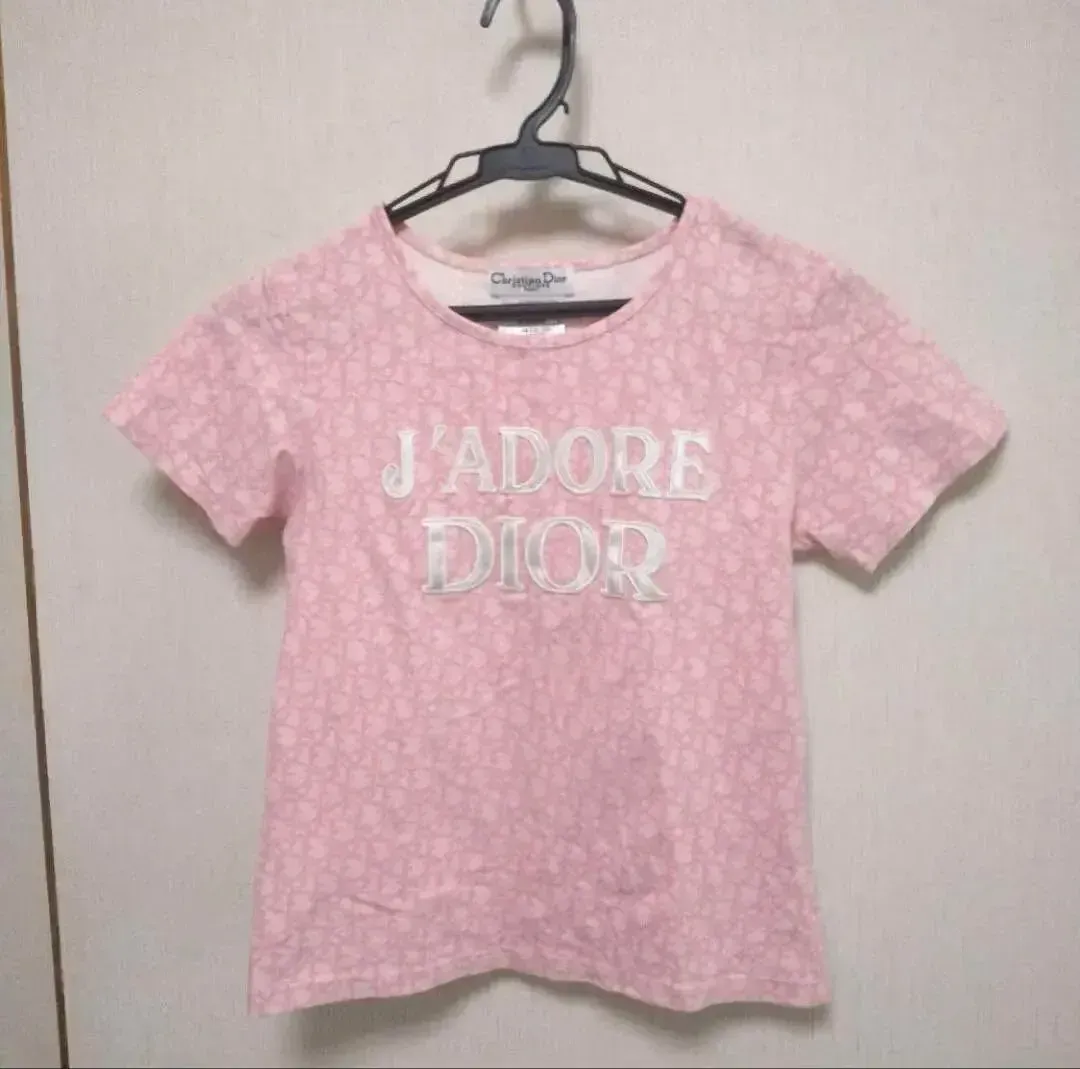 Christian Dior ピンク ロゴTシャツ Christian Dior Pink Logo Short Sleeve T-Shirt Casual - size S