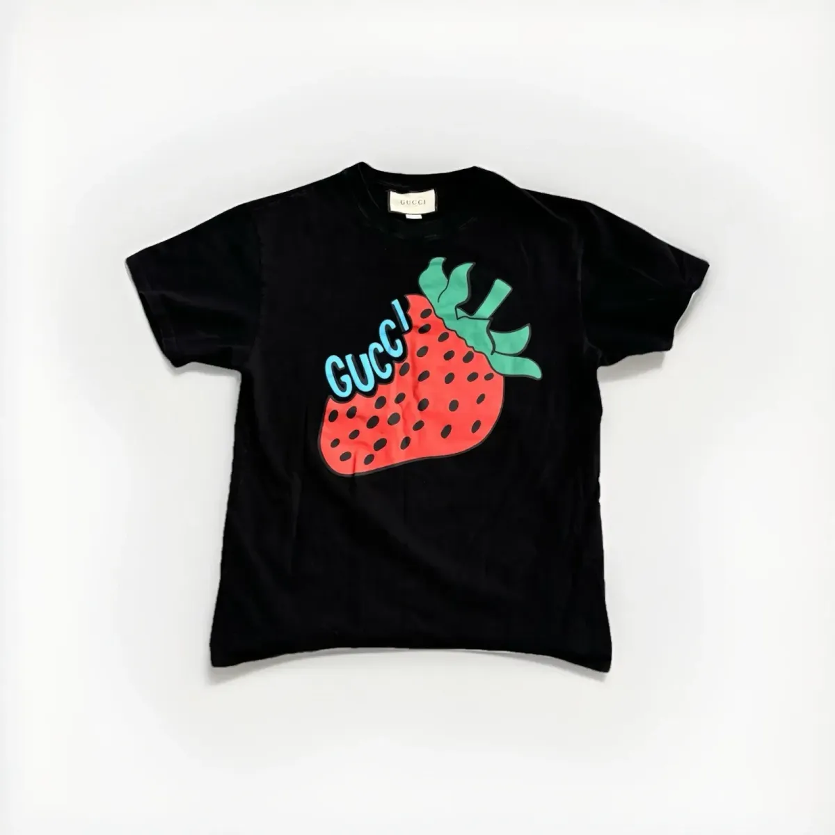 GUCCI - GUCCI グッチ 19SS ストロベリー Tシャツ 黒 Gucci Black Strawberry T-Shirt Size XS - size S · Whatnot: Shop