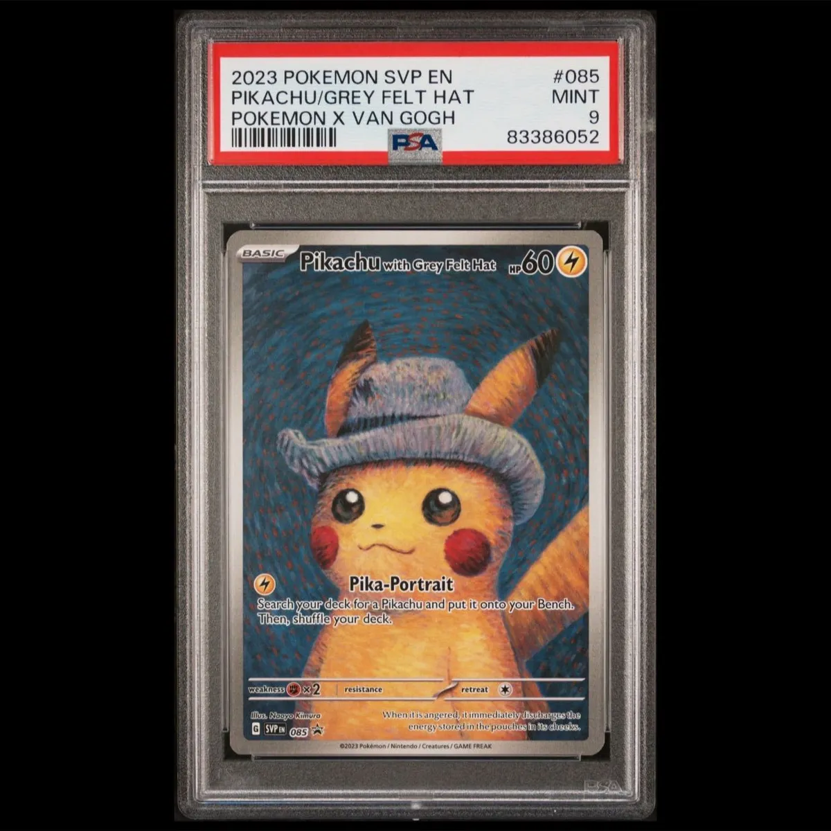 Pikachu with Grey Felt Hat Van Gogh Promo · Whatnot: Shop