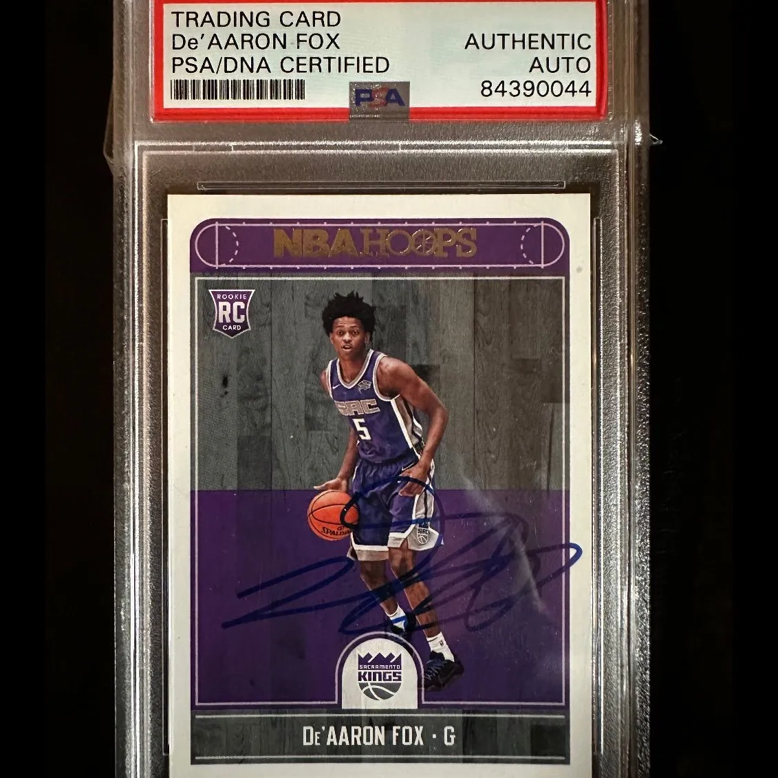 2017 NBA hoops De 'Aaron Fox RC auto · Whatnot: Shop, Sell