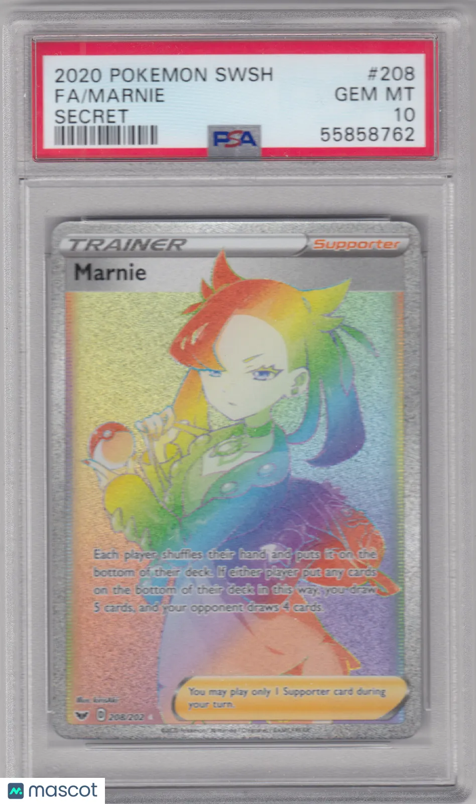 Pokemon Marnie Secret newest PSA 10