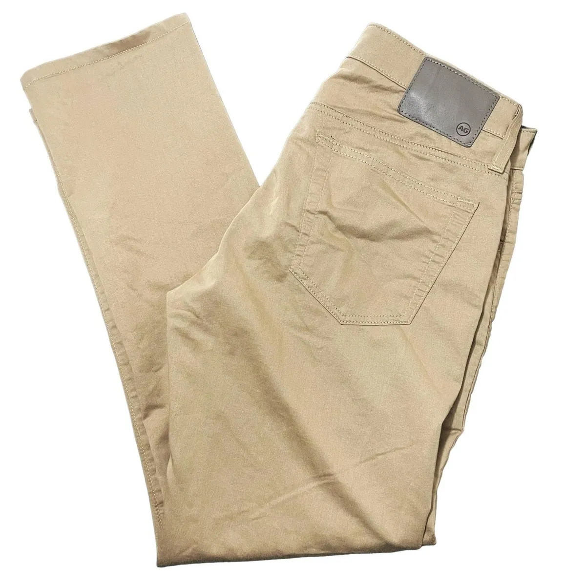 AG Adriano Goldschmied Tellis Airluxe Modern Slim Pants Khaki Tan ...