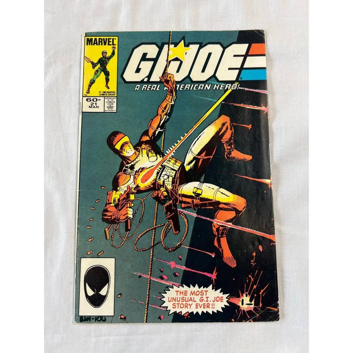 GI JOE #21 1ST STORM SHADOW! SILENT ISSUE! MARVEL COMICS 1984 · Whatnot ...