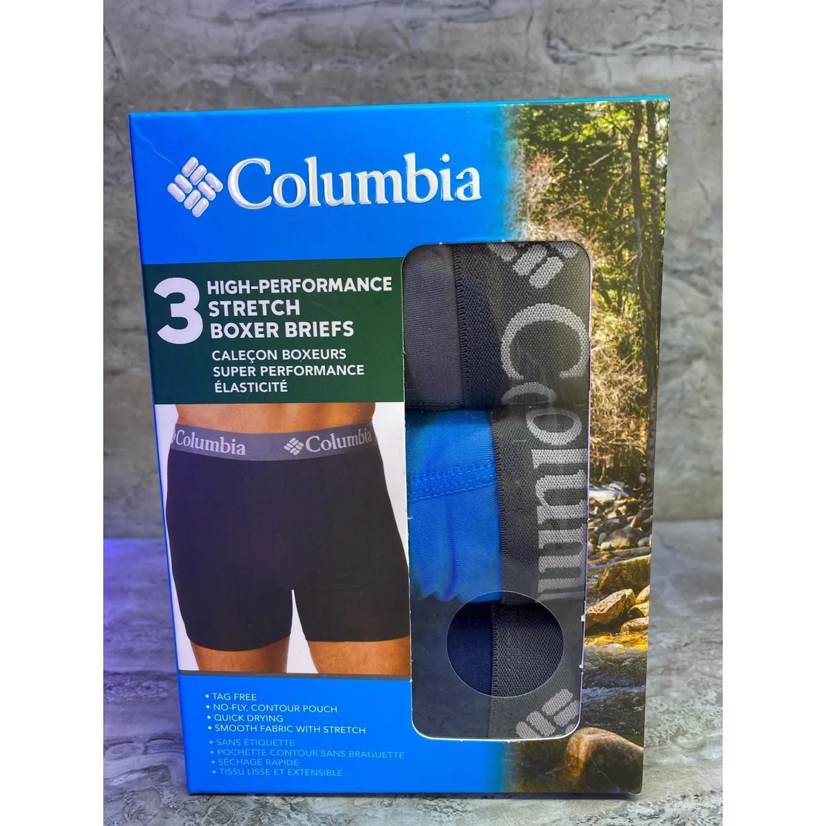 Columbia HighPerformance Stretch Boxer Briefs 3PK XL/XG · Whatnot Buy