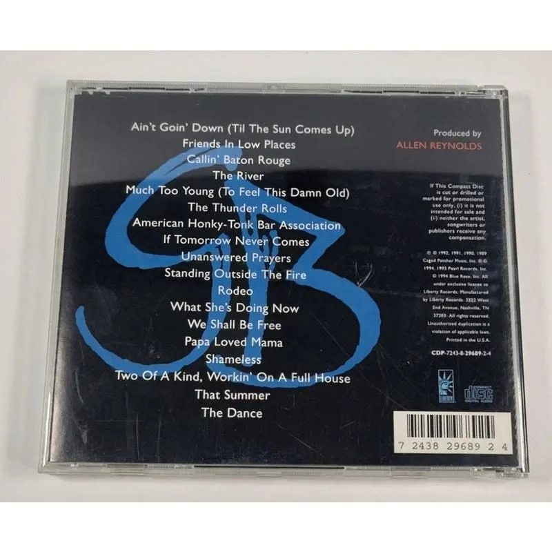 Garth Brooks The Hits CD Limited Time Only Includes 18 Songs · Whatnot