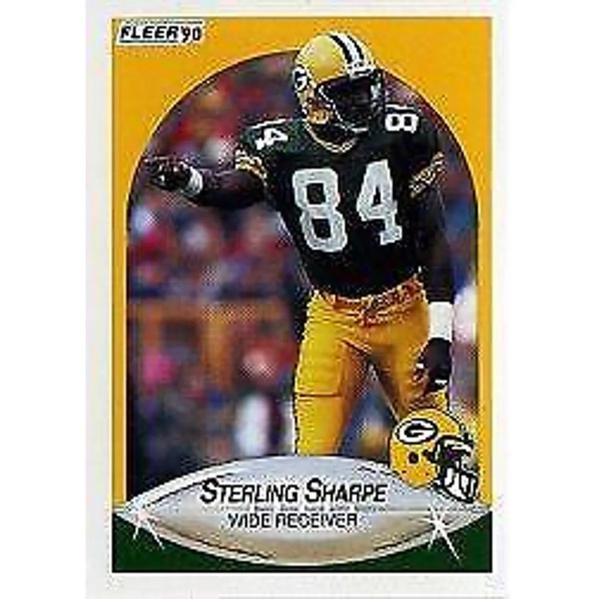 1990 Fleer #180 Sterling Sharpe Green Bay Packers Football Card NFL ...