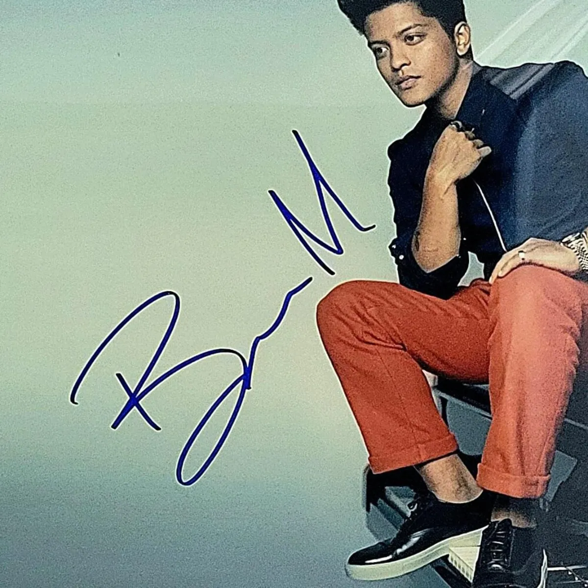 Rare Bruno Mars Autographed Signed 11X14 Framed with COA Singer Uptown ...