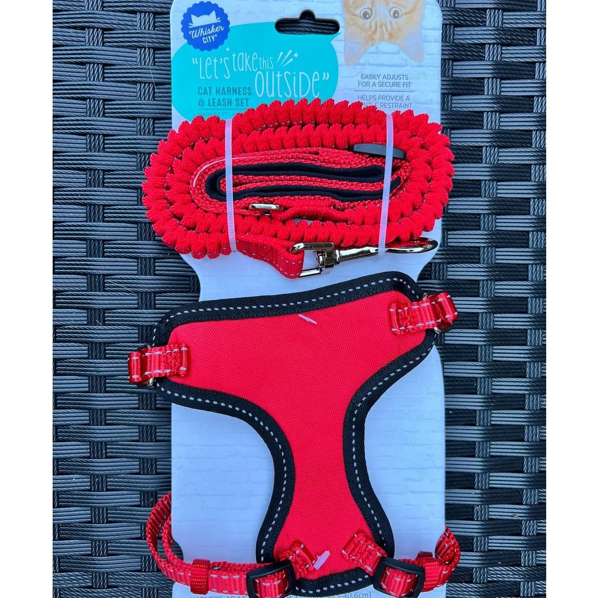 Whisker City Red Cat Harness and Leash Set Whatnot Buy Sell Go Live