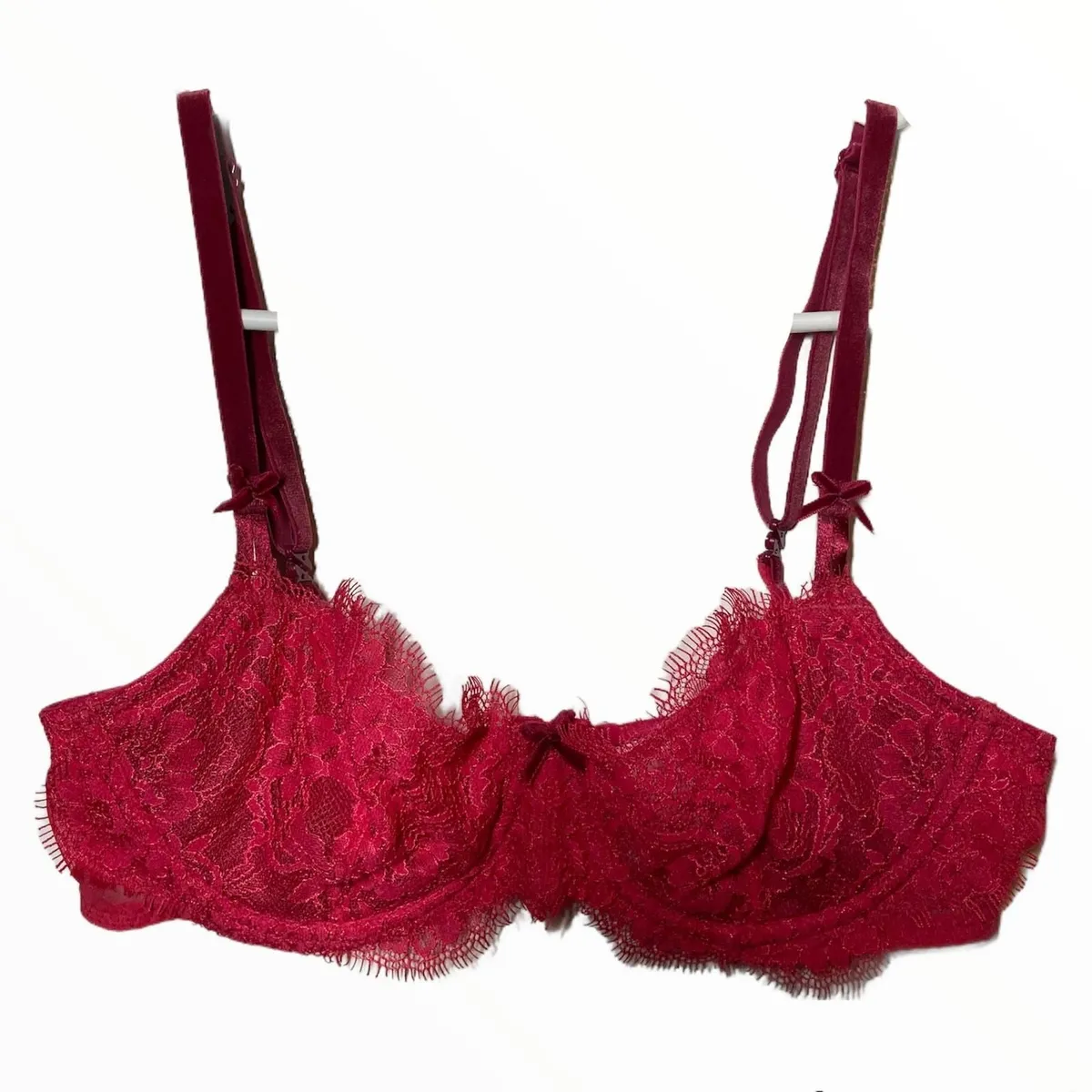 Victorias Secret Dream Angels Push Up Bra Without Padding Lace Velvet