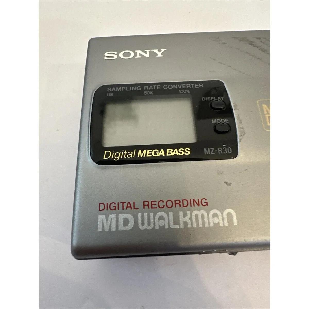 Sony MD Walkman MZ-R30 Minidisc Recorder Player Untested No