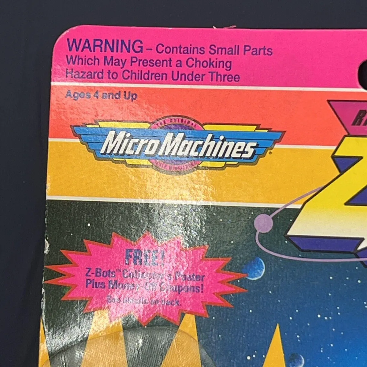 VTG 1993 Z-Bots Micro Machines Miniature Action Figures Robots 3