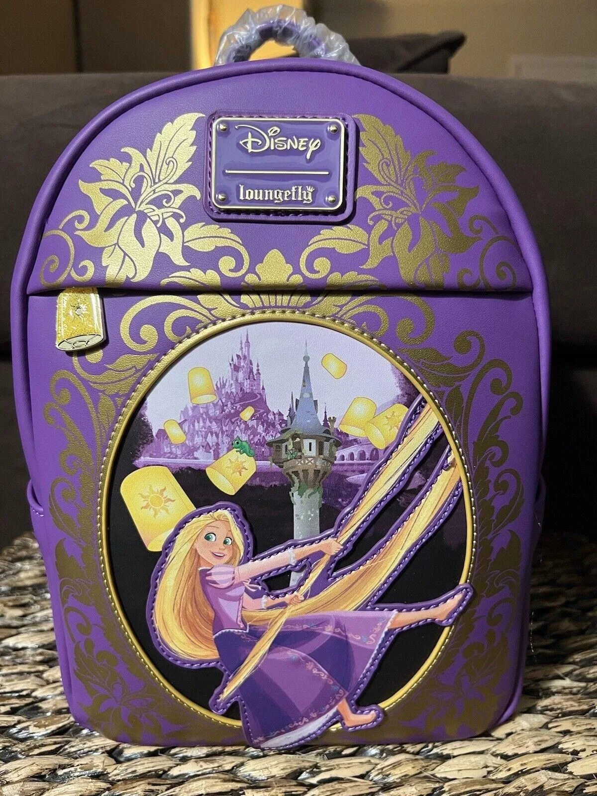 Loungefly Disney Tangled Tower Mini deals Backpack & Cardholder Set