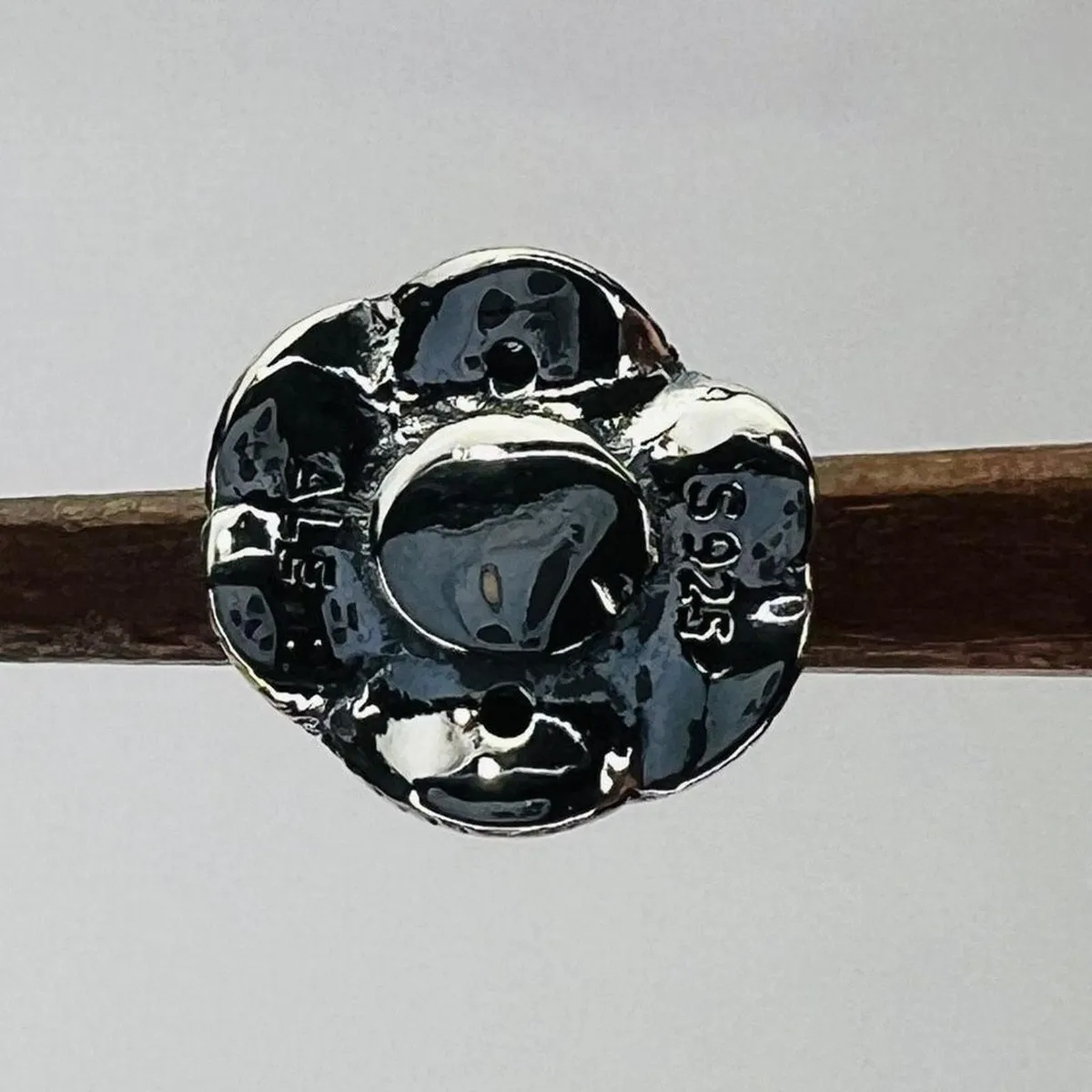 Authentic Pandora Charm Festive Tree with 14K Gold Christmas