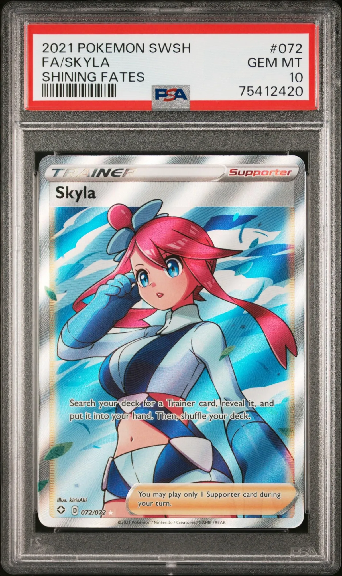 2021 PokéMon TCG Skyla Fa #072 PSA 10 · Whatnot: Shop, Sell, Connect