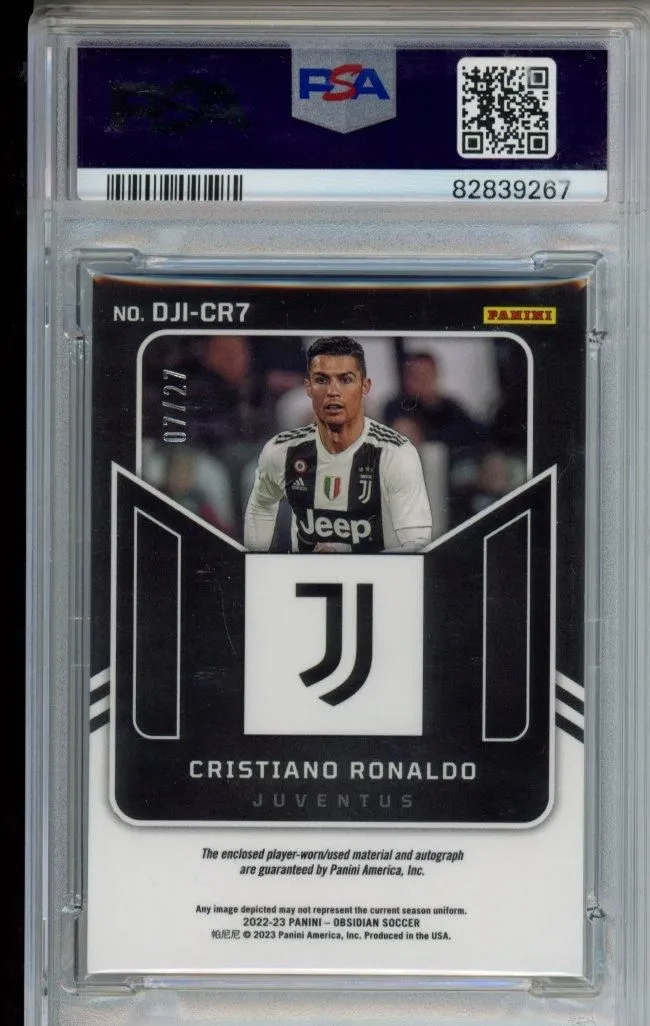 2023 Panini Obsidian Ronaldo Auto /27