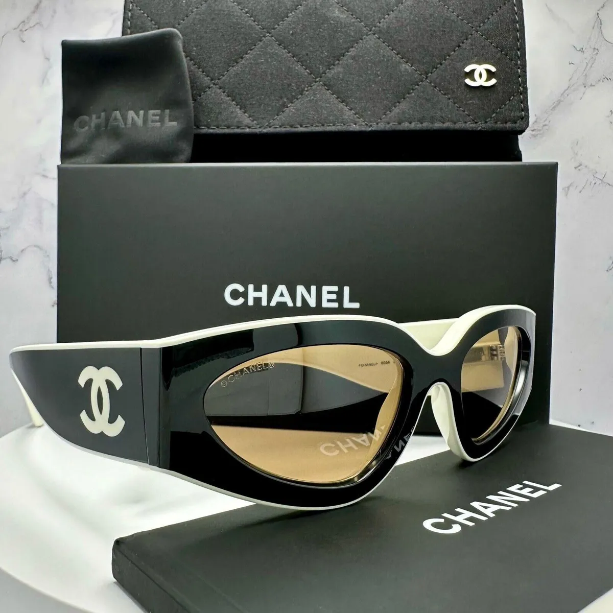 【シックで大人エレガントに☆】CHANEL サングラス CCロゴ Chanel sunglasses With CC logo | eBay