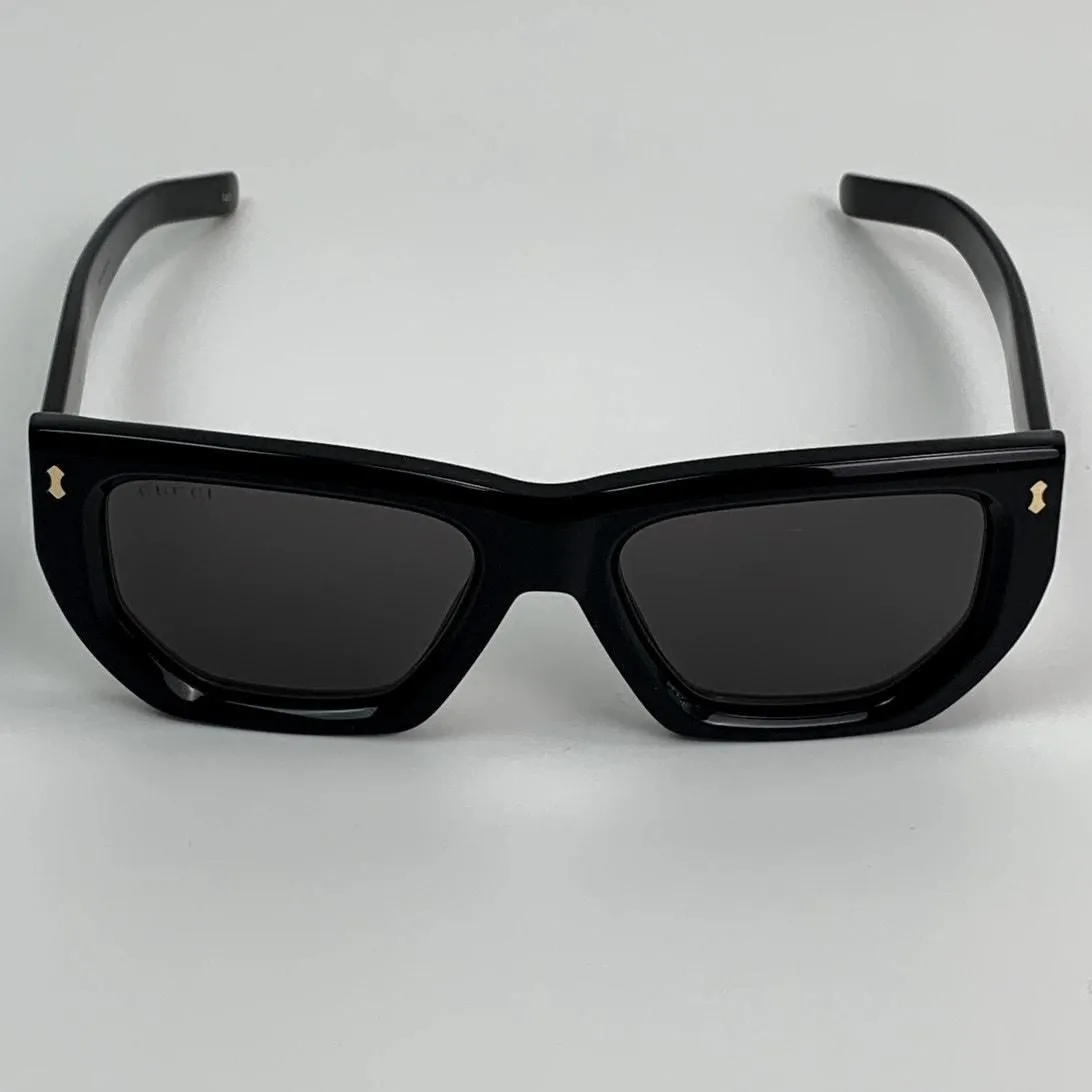 NEW Gucci Sunglasses GG1520 S 001 Black Grey Women Authentic